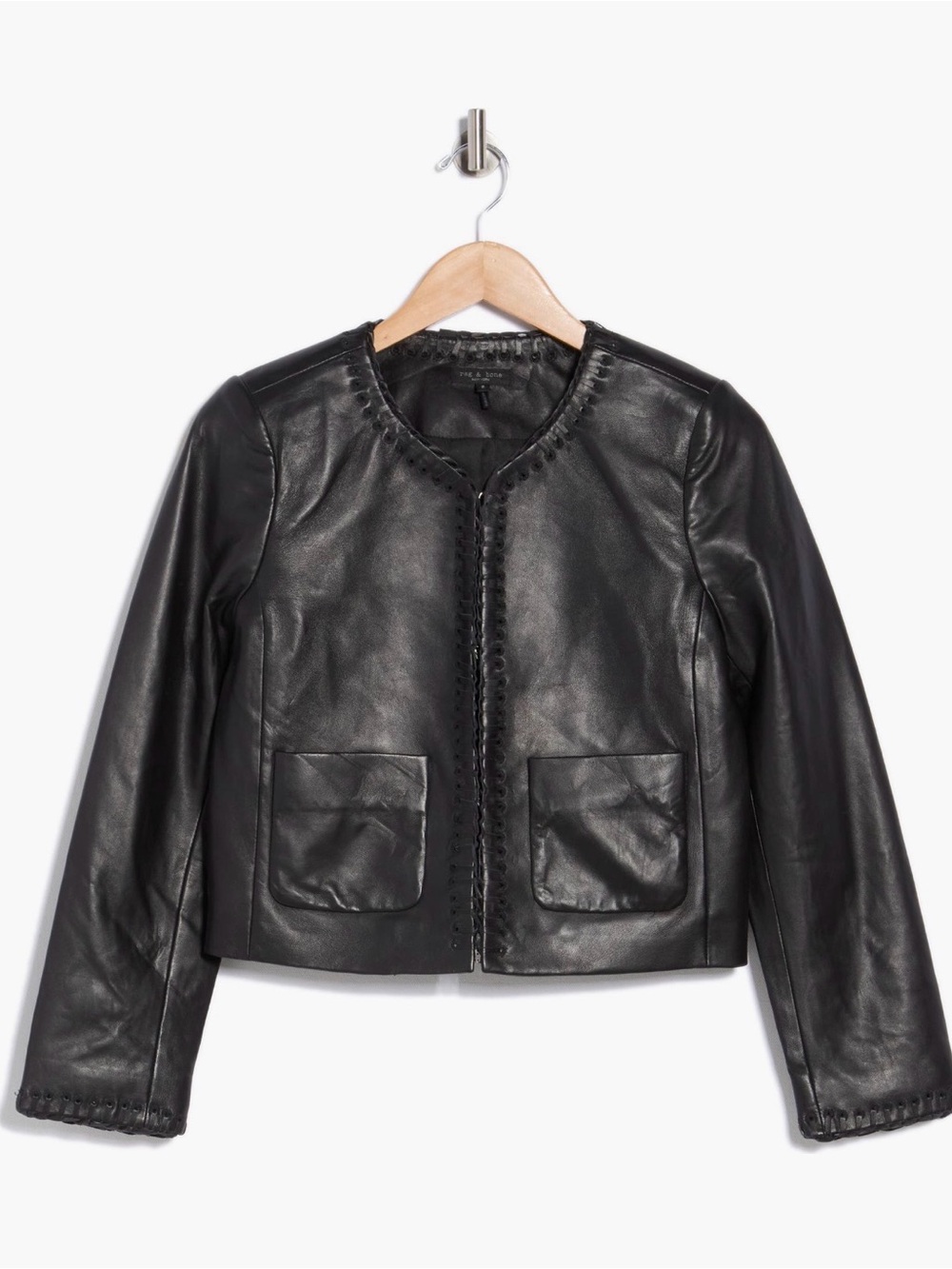 NWT Rag & Bone Chloe leather jacket 10